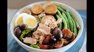 Fresh amp Delicious Salmon Nicoise Salad [upl. by Ailat827]