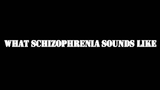 What schizophrenia sounds like [upl. by Aicnatsnoc]