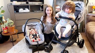 Unboxing My New Reborn Baby Stroller and Car Seat Travel System Combo [upl. by Eldridge308]