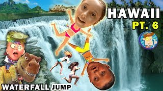 WATERFALL JUMPING KIDS Epic Hiking Adventure  Twin Falls Hawaii FV Family Maui Trip Pt 6 [upl. by Rochus]