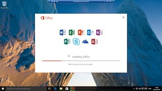 Install Office 2016 On Windows 10 [upl. by Nerissa]