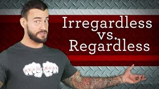 Irregardless vs Regardless CM Punks Grammar Slam [upl. by Aritak]