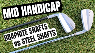 Steel Shafts Vs Graphite Shafts For Mid Handicap Golfers [upl. by Arammahs]