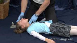 Unconscious Child Choking [upl. by Reynold]