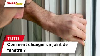 Comment changer un joint de fenêtre   Bricomarché [upl. by Eledoya]