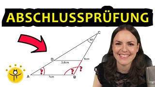 ABSCHLUSSPRÜFUNG Realschule Mathe – Bayern Strahlensatz Sinussatz Winkel [upl. by Tasiana]