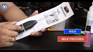 IKEA MILK FROTHER Review amp Battery Installation [upl. by Senoj]