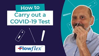 How to use the Flowflex Lateral Flow Test  The Easiest COVID19 Test [upl. by Acinomal]