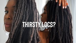 How I Keep My Locs Moisturized WITHOUT Buildup [upl. by Maison]