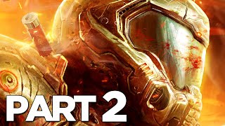 DOOM ETERNAL Walkthrough Gameplay Part 2  VEGA FULL GAME [upl. by Nylynnej859]