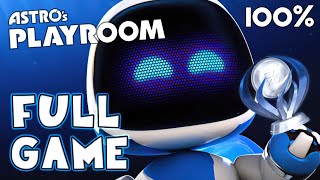 Astros Playroom FULL GAME 100 All Trophies PS5 Platinum [upl. by Ailin]