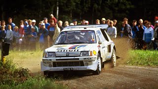 Group B Monsters in Finland  with pure engine sounds 1000 Lakes Rally 19831986 [upl. by Ro]