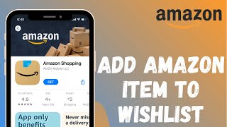 How to Add Amazon Items to Wishlist [upl. by Toffey]