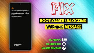 This phone bootloader is unlocked and software integrity Fix the missing OEM Unlock button [upl. by Lunt]