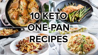 10 Keto OnePan Recipes with Easy Cleanup [upl. by Elag338]