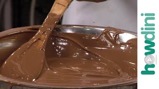 Melting chocolate How to melt and temper chocolate [upl. by Francine520]