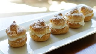 How to make Cream Puffs  Easy Cream Puffs Recipe [upl. by Aseeral]