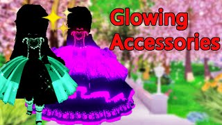 HOW To Make Glowing Accessories And Skirts In Royale High [upl. by Enaamuj]