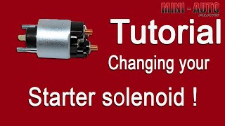 TUTORIAL  changing your starter solenoid [upl. by Rosabel112]