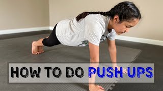 How To Do Push Ups  For Beginners  Beginner Push Ups  For Kids  AVIverse [upl. by Hako]