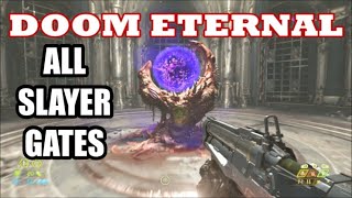 DOOM Eternal  All Slayer Gates With Key Locations Unlock Unmaykr Mod [upl. by Aliuqat]