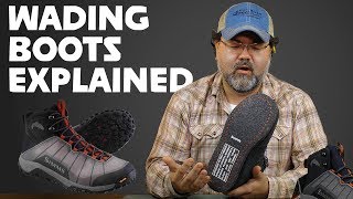 3 TYPES Of Wading Boots EXPLAINED [upl. by Barnard]