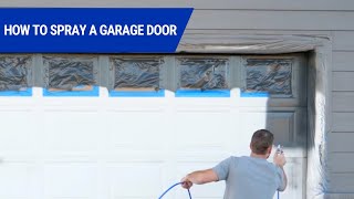 How to Spray Your Garage Door  Magnum [upl. by Aubrey]