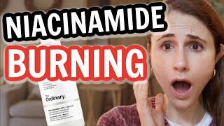 Why NIACINAMIDE BURNS amp CAUSES REDNESS Dr Dray [upl. by Suiraj]