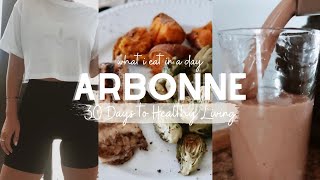 WHAT I EAT IN A DAY  arbonne 30 days to healthy living [upl. by Eicarg]