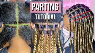 DETAILED Parting Tutorial  How To Get The Perfect Parts [upl. by Botnick]