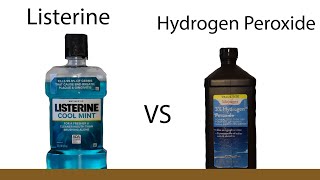 Petri Dish  Mouthwash vs Hydrogen Peroxide [upl. by Anitsirt698]