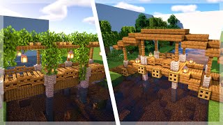 Minecraft 3 Simple Medieval Bridge Build Ideas and Designs [upl. by Zinah]