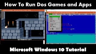 How To Run Dos Programs in Windows 10 Tutorial [upl. by Ajssatsan561]