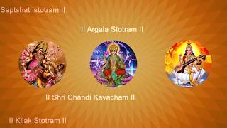 Devi Kavacham  Argala Stotram  Kilak Stotram  Devi Saptashati  Sanskrit with English Subtitles [upl. by Brosy59]