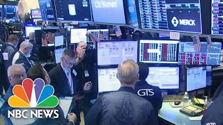 Stock Trading Halted After Markets Plunge At Market Open  NBC News [upl. by Remliw]