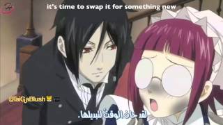 Funniest moment in Black butler Kuroshitsuji☺Sebastian and Meyrin™ [upl. by Celestina624]