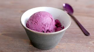 Blueberry Ice Cream  Cuisinart ICE100  was Kitchen [upl. by Cristoforo140]