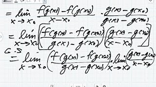 BeweisDie Kettenregel der Differentialrechnung Analysis [upl. by Midan]