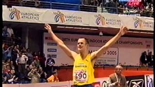 Stefan Holm 240m Indoor ECH Madrid 2005 [upl. by Leugimsiul]