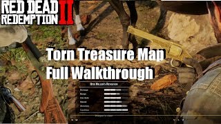 Torn Treasure Map in Red Dead Redemption 2  Otis Miller Pistol and Rare Shotgun [upl. by Goldfarb]