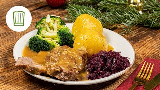 Einfacher Schweinebraten aus dem Backofen  Chefkoch [upl. by Ande]