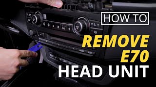 Head Unit Removal on BMW E70 X5M [upl. by Pascia]