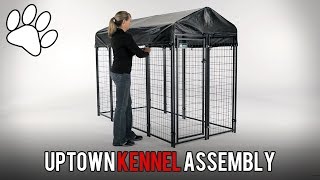 Lucky Dog Uptown Kennel Assembly Video [upl. by Akehsyt]