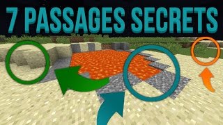 7 passages secrets dans Minecraft [upl. by Sackman]