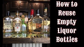 Ways to Repurpose Empty Liquor Bottles [upl. by Lissy]