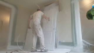 The Ultimate Best Door Painting System Spraying Hacks [upl. by Primo]