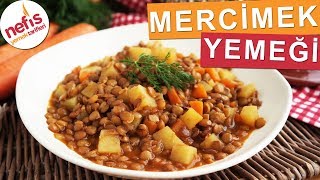 Yeşil Mercimek Yemeği Nasıl Yapılır Çok besleyici çok lezzetli  Nefis Yemek Tarifleri [upl. by Enined]