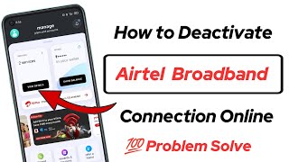 How to deactivate Airtel broadband connection [upl. by Guadalupe]