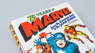 75 Years of Marvel Taschen book UNBOXING  VLOG day 79 [upl. by Nylyaj]