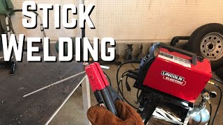 Stick Welding with the New Lincoln 140 MP [upl. by Anton]